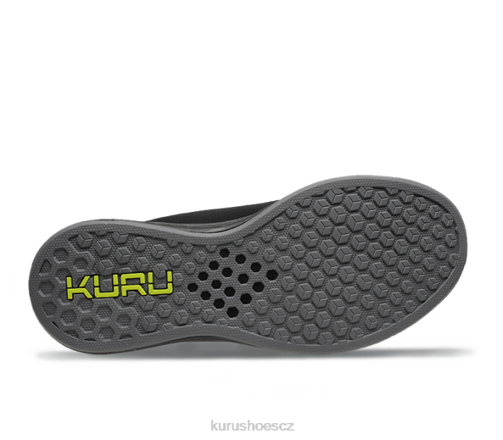 Kuru obuv uhlově černá/citron muži atom široký 2T8B171