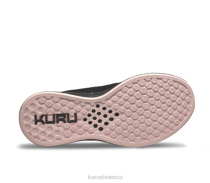 Kuru obuv uhlově černá/zamlžená lila ženy atom 2T8B18